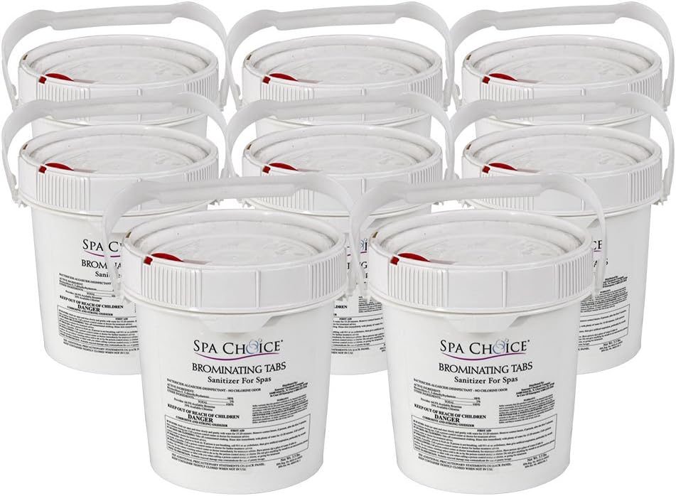 SpaChoice Spa Choice 472-3-3011-08 Bromine Tabs for Spas and Hot Tubs 3.5-Pounds, 8-Pack