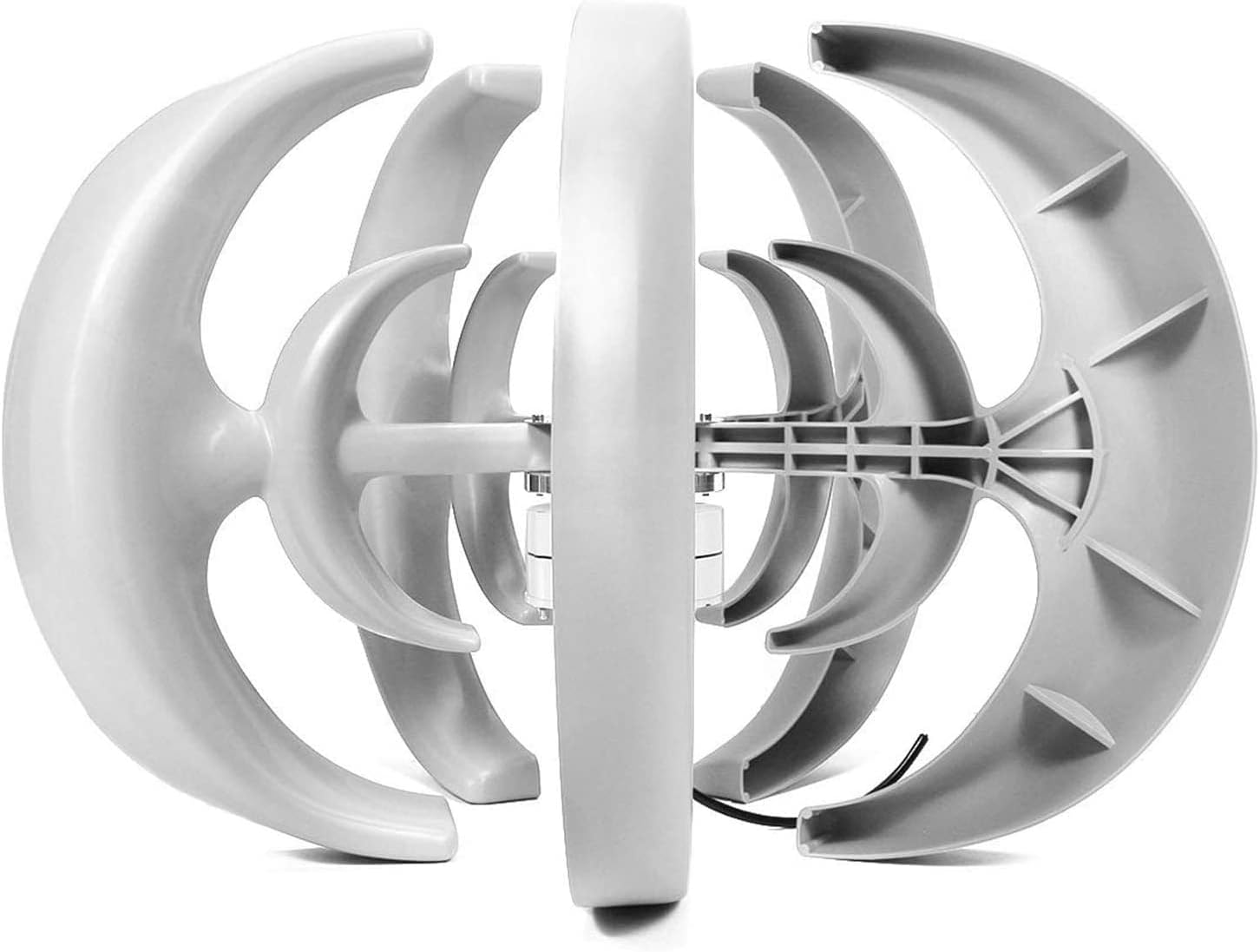 LiuSj JUnSt 4000W Home Vertical Axis Wind Turbines, Lantern 5 Blades Motor Kit Windmill Energy Charge Turbines for Home Camping