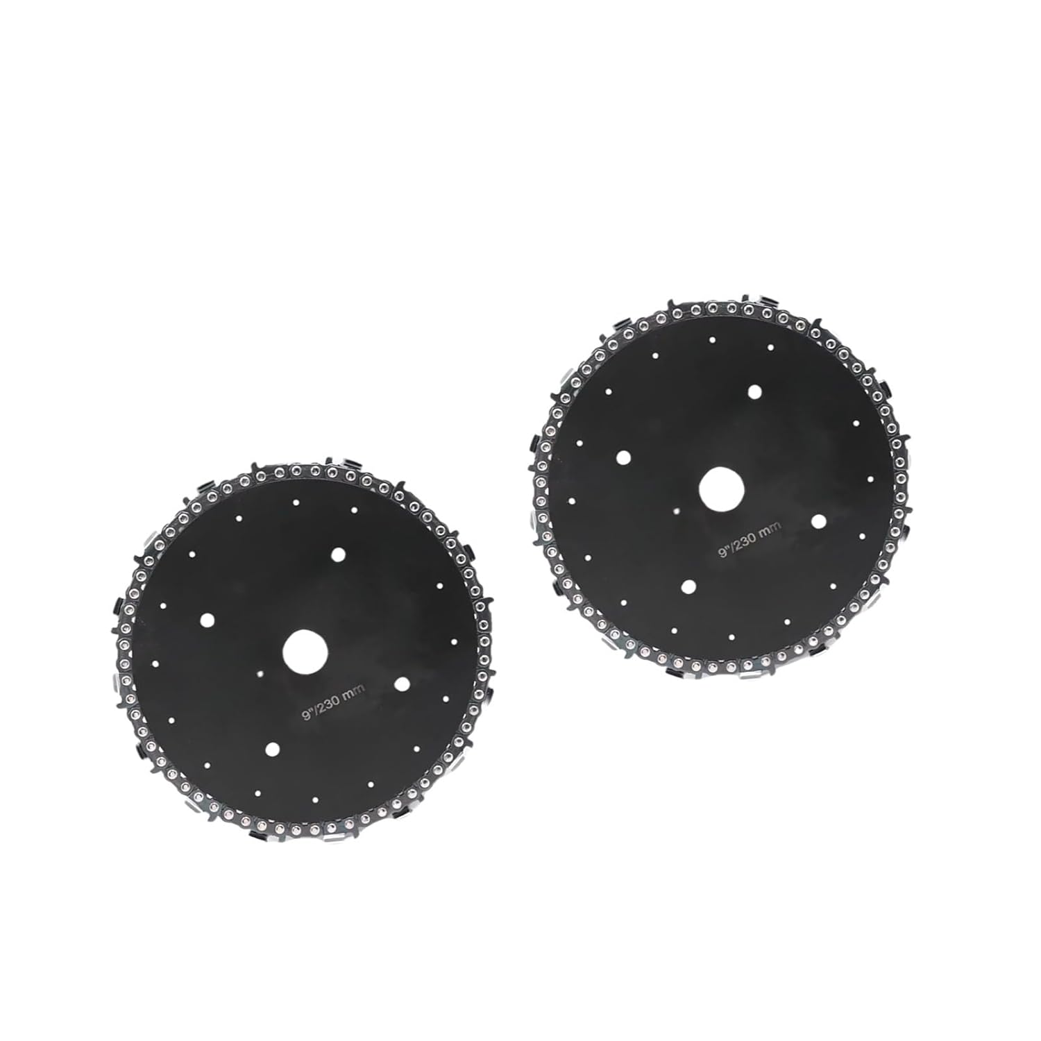 GENERIC 2pcs Brush Cutter Blade 16T 20T 14T Chain Disc Grass Trimmer Cutter Chainsaw Tooth Blade with Saw Chain Cutter Fits for Weed Eater Cutter Trimmer