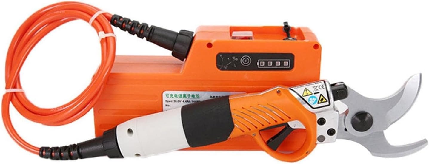 Cordless Electric Pruning Shears with Brushless Motor, 1-28mm Cutting Diameter, Lithium Battery, EU Plug