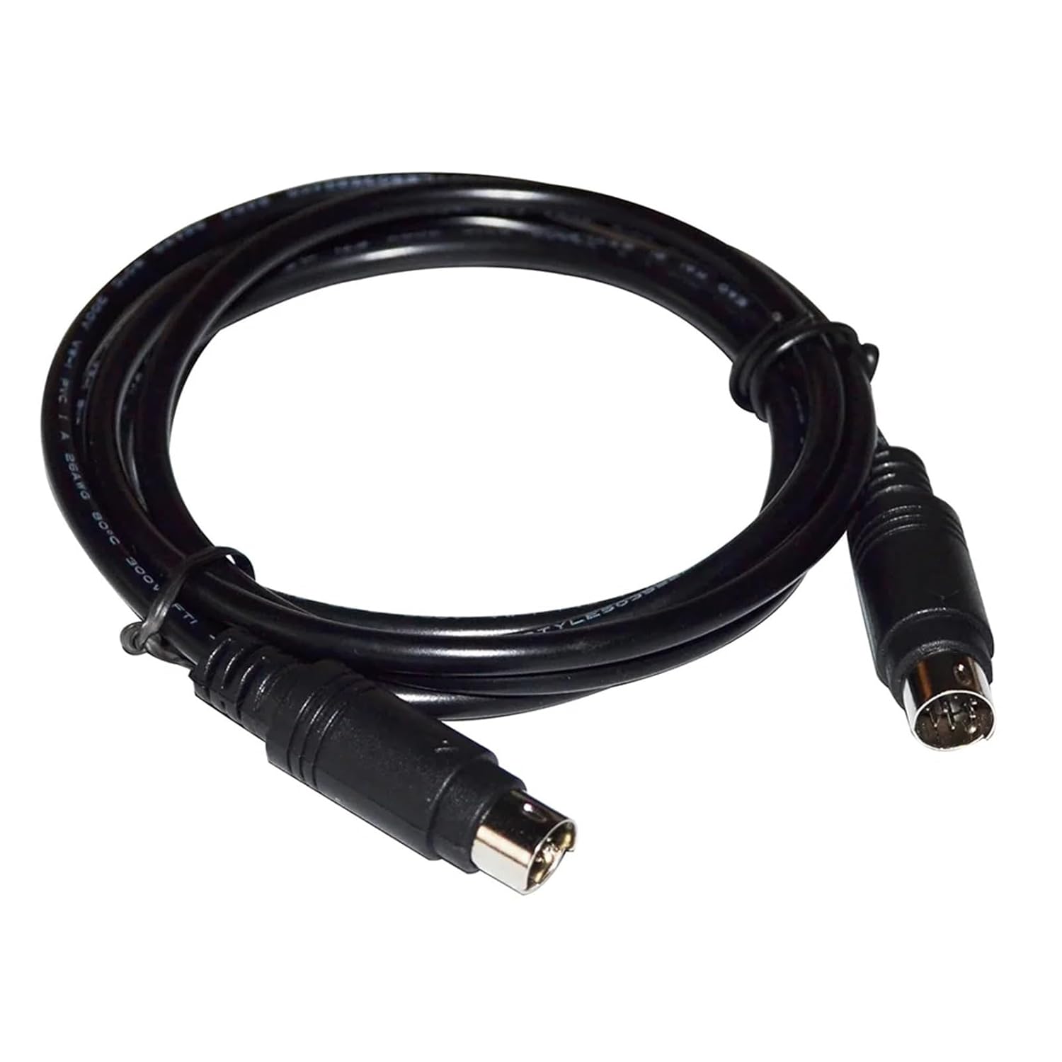 MINI DIN 8 PIN MD8 to MD8 8-PIN Male Adapter Data Cable for X5(D) MIDI Music Synthesizer to Host Port AG-002 for Macintosh(5m)