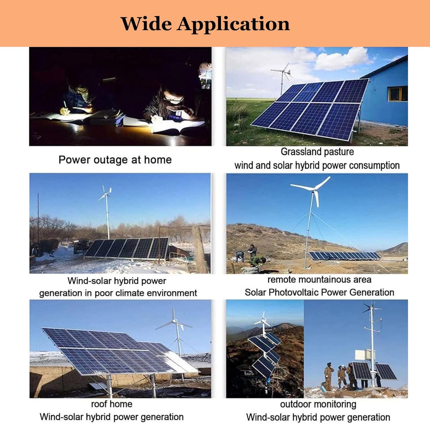 New Upgraded Wind Solar Hybrid Charge Controller, 12V/24V/48V Auto Distinguish off Grid Mppt Wind Turbine Solar Charge Controller with LCD Screen,Wind600W+Solar800W