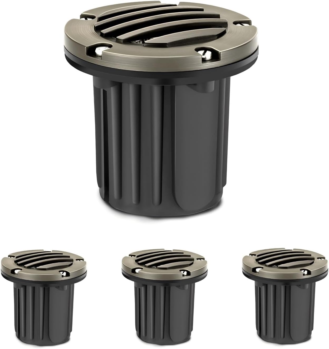 Gardencoin Brass Low Voltage Landscape Well Lights (5