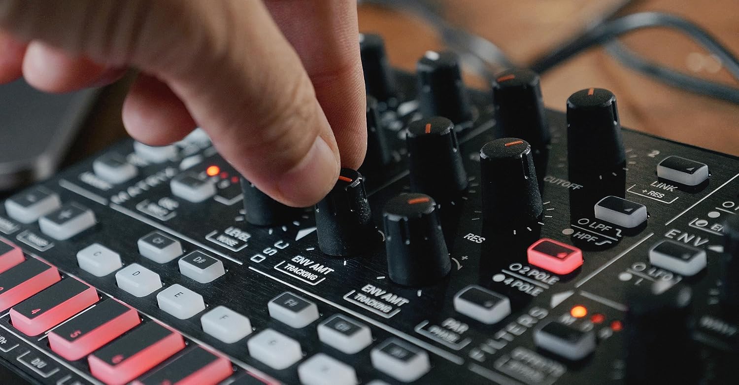 IK Multimedia UNO Synth Pro X, Dual-Filter Paraphonic Analog Desktop Synthesizer, Audio Interface with Modulation Matrix, 12 Studio-Quality Effects, Software Editor, USB/MIDI/CV/GATE/Audio I/O (Black)