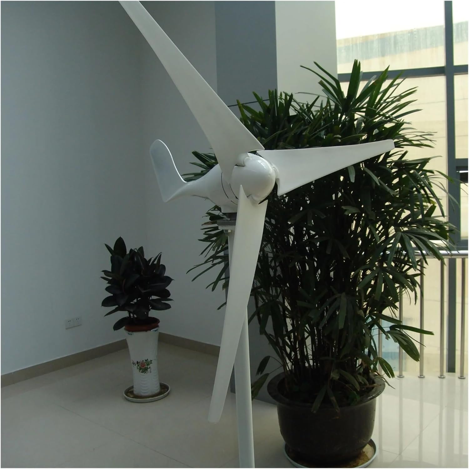 Wind Turbine Generator Kit, 400W Wind Turbine 400W 24V with 3 Blade 2.5m/s Low Wind Speed Starting Wind Turbines Windmill for Home for Hybrid Solar Wind System(12V)