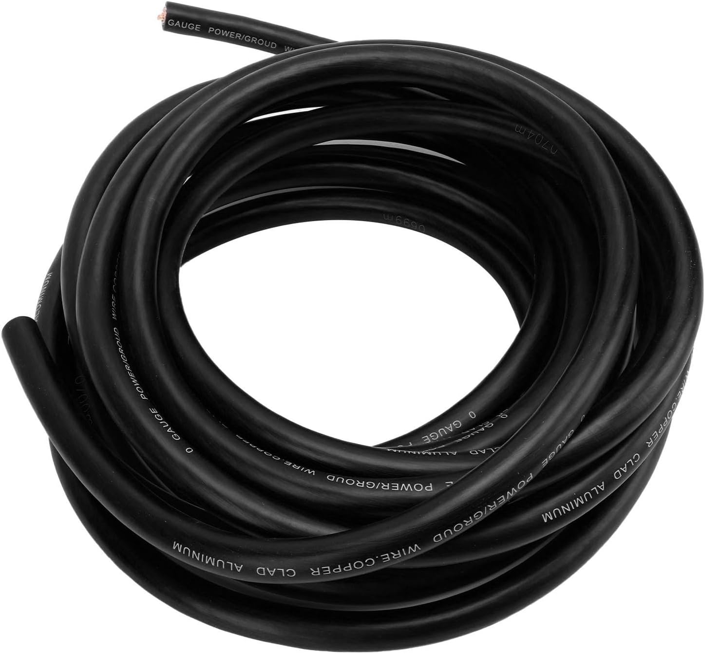 1 Gauge AWG Automotive Wire 25ft, Soft Insulated Copper Wire for Car Amplifiers, Subwoofers, Audio Installation, Grounding, Marine Use with Car Stereo Speaker Cable for RV (B)