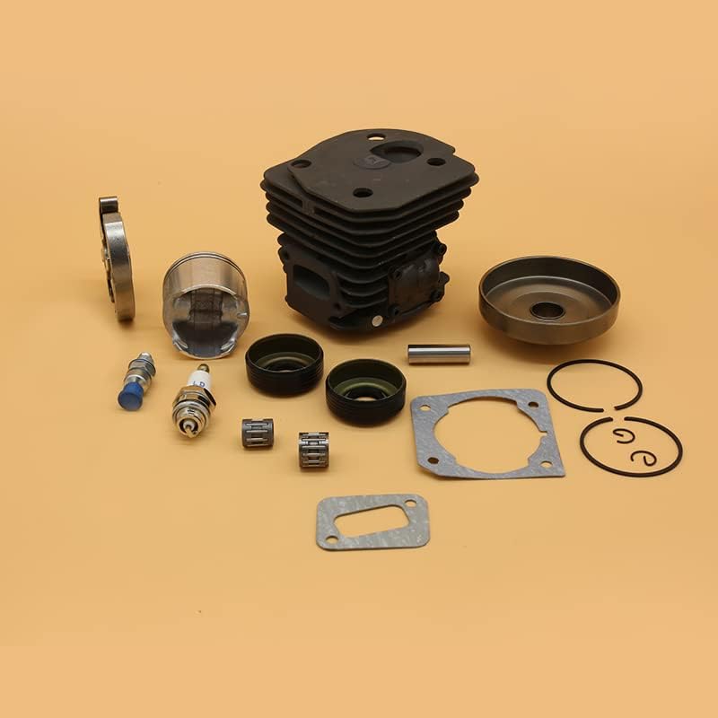 45mm Cylinder Piston Clutch Drum ForSpark Plug Kit for Husqvarna 350 340 345 for Jonsered 2141 2150 CS2141 CS2150 Garden Chainsaw Parts