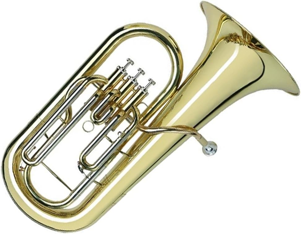 Euphonium Instruments Bb Major Three Key Professional Playing Gold Euphonium All-brass Instrument