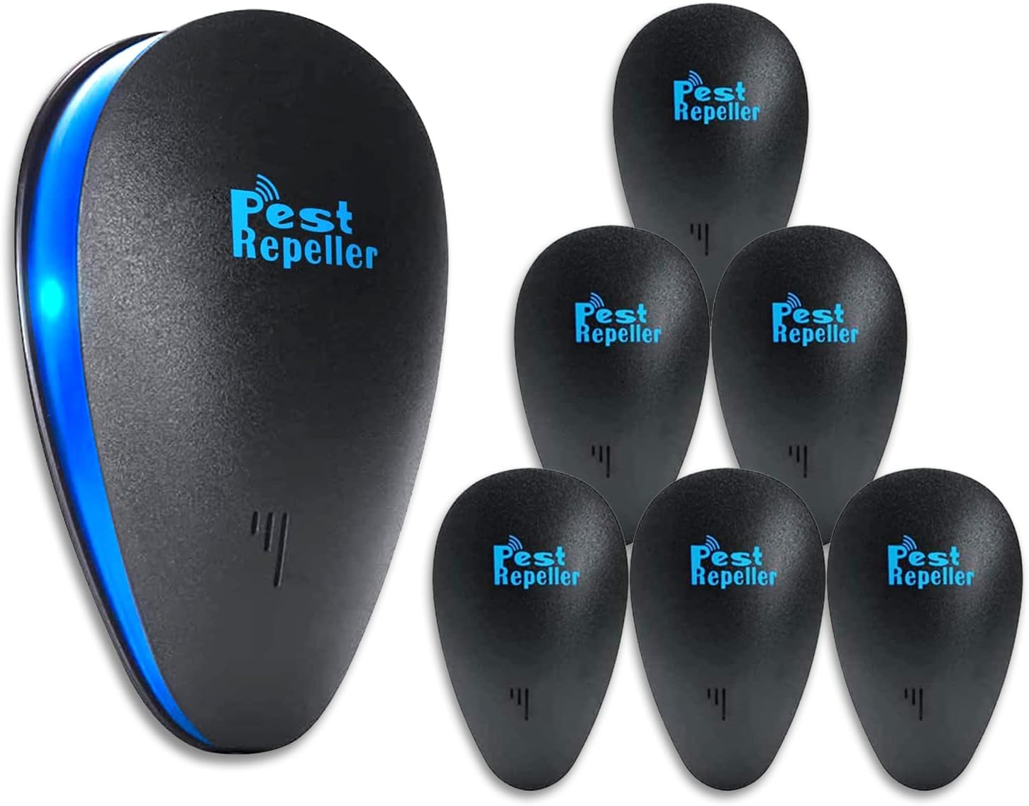 Ultrasonic Pest Repeller-6 Pack,Pest Repellent Ultrasonic Plug in,Mice Repellent Indoor,Rodent Repellent,Mouse Repellent,Pest Control for Mosquitoes, Mouse, Anti, Rat, Spider, Rodent, Fly