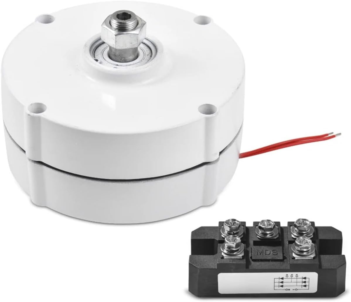 200W Three-Phase tor Magnet Wind Turbine Generator 750rpm 12V High Speed Permanent Magnet Generator AC tor with Controller Industrial Energy