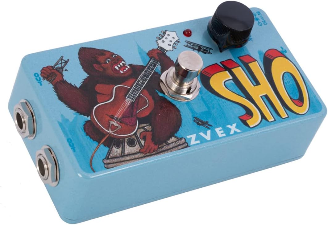 ZVEX Effects Super Hard On Vexter VSHO Booster Guitar Effects Pedal Bundle w/ 2X Dual Right Angle 6