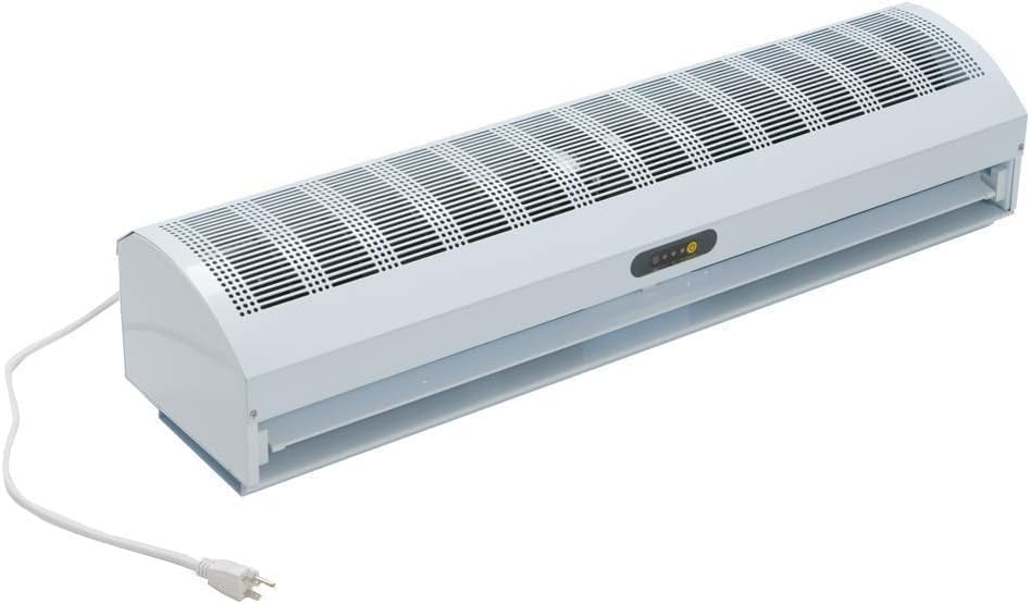 Wostore 36 Inch Remote control Air Curtain Super Power 2 Speeds Adjustable Commercial Indoor Household with Magnetic Door Switch, Lightweight,CE Certified,Easy Installation,110V/120V