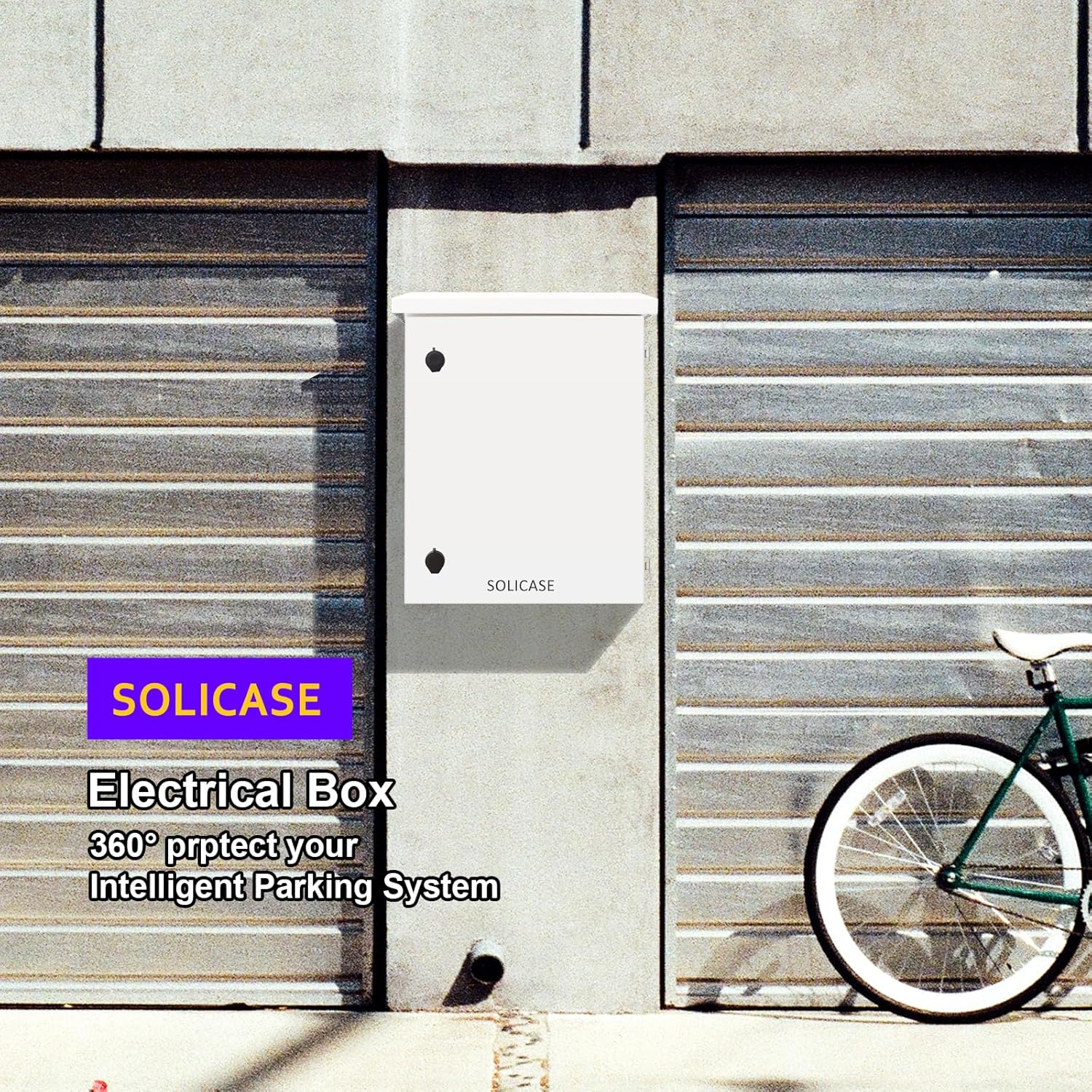 Nema Enclosure Outdoor,Waterproof Enclosure - IP Waterproof Electrical Box,Nema Electrical Enclosure Box, Metal Galvanized Electrical Enclosure (24x20x12”)