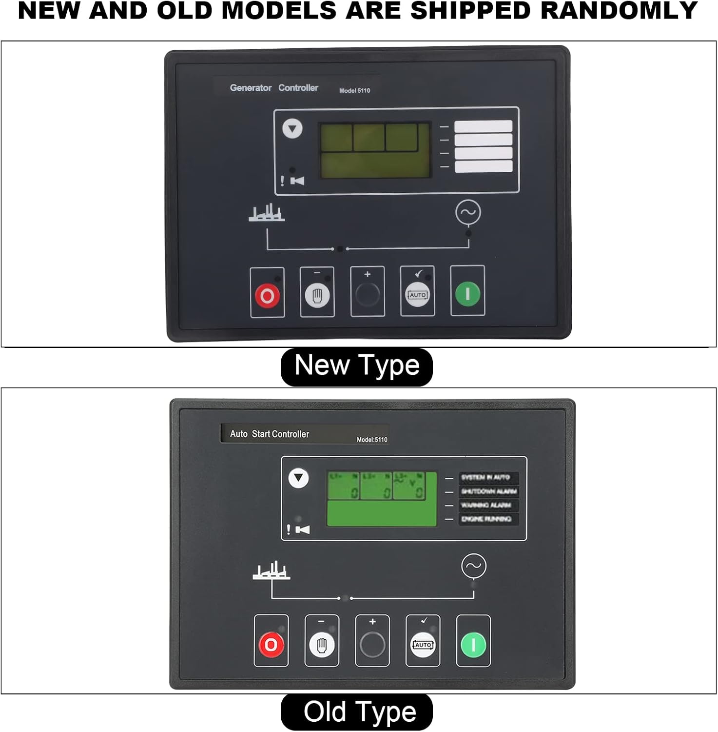 Generator Controller 5110, Generator Controller Module LCD Display Panel DSE5110 Generator Controller Module
