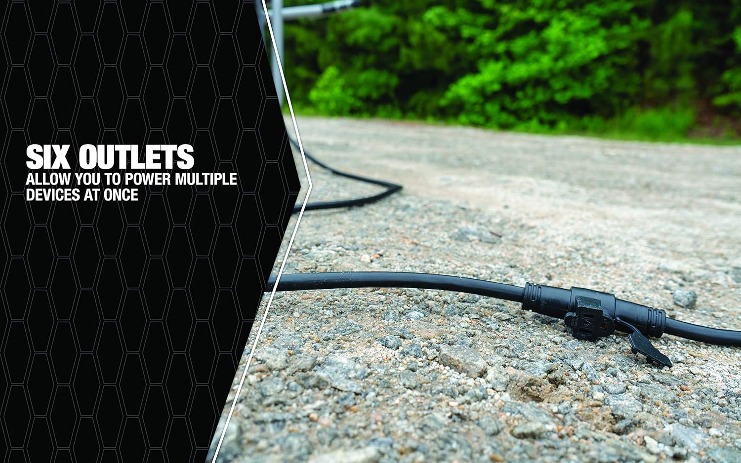 Southwire 65039101 12/3 50-Ft. Generator Power Cord; Black