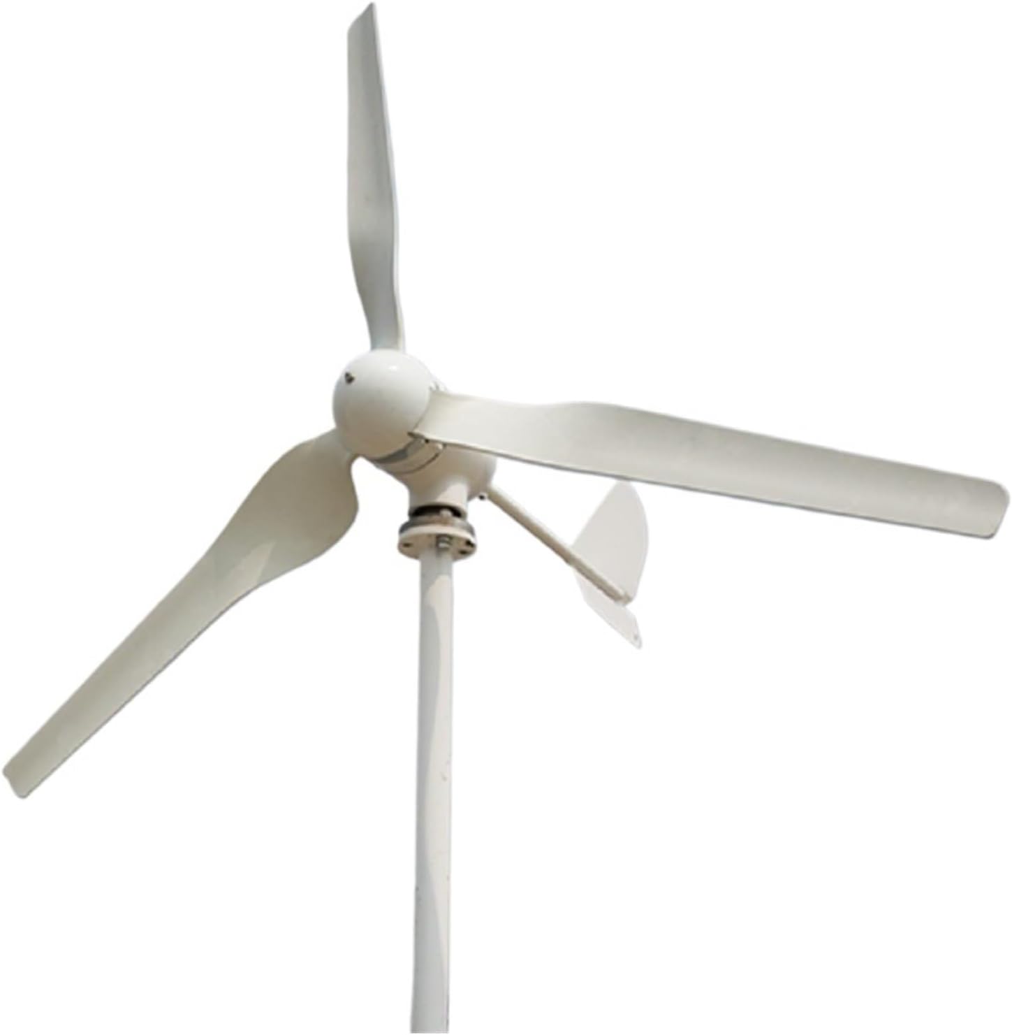 Wind Turbine Generator Kit, 600W Horizontal Wind Turbine 24V/48V Optional with Power for Load Home Lamp 3 Blades Motor Kit for Home Hybrid Streetlight Use for Hybrid Solar Wind System(24V)