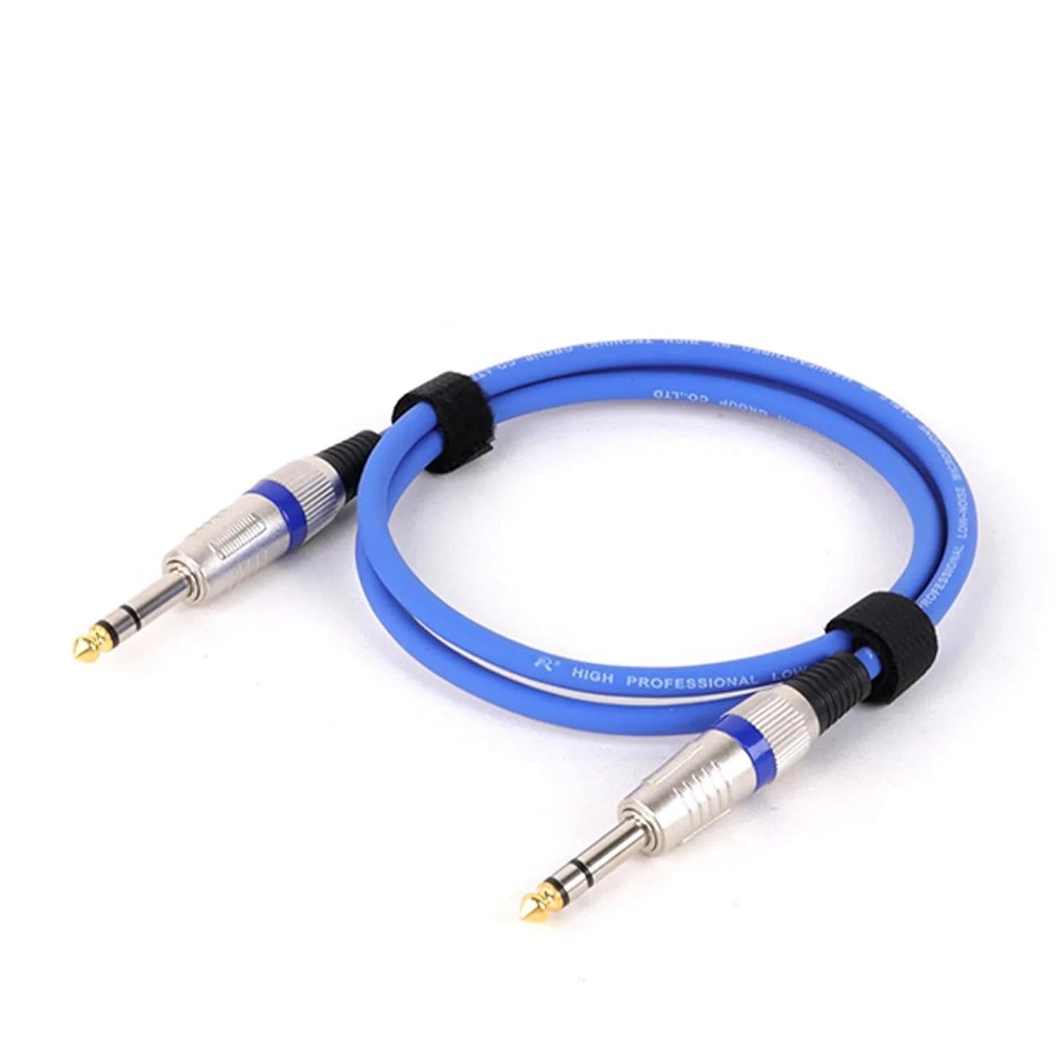 Guitar Audio Cable 1PC Guitar Cable Stereo 1/4 Inch to 1/4 Inch TRS Instrument Cable for Guitar Mixer Amplifier 30CM-15M(Blue,15m)
