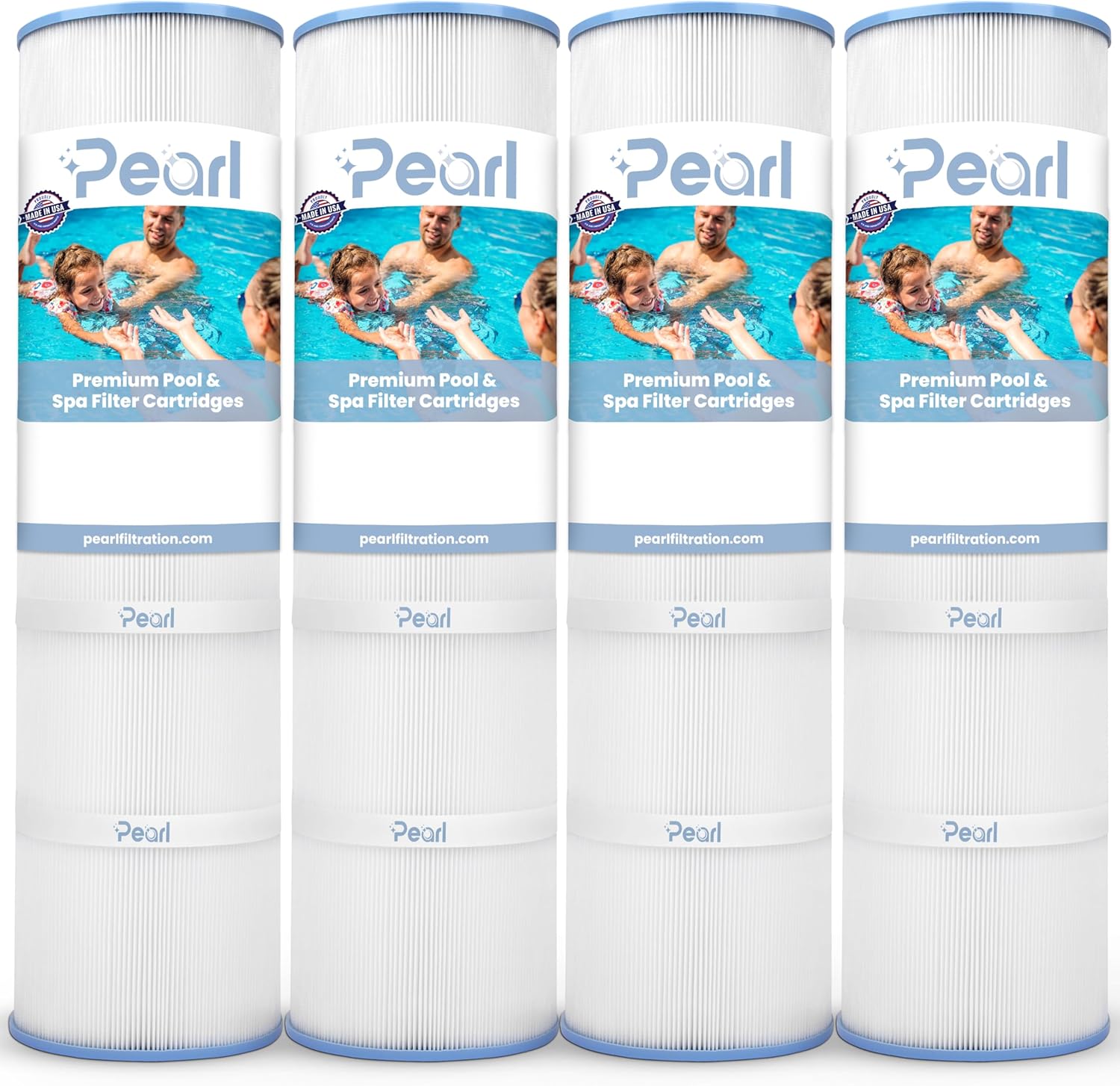 OEM-7-3-25-SF100 Pool Filter Replaces Hayward CX870RE and CX870-XRE, PA100N and PA100N-4, Unicel C-7487, Filbur FC-1270, Hayward C4000/C4020/C4000S, 4 Pack