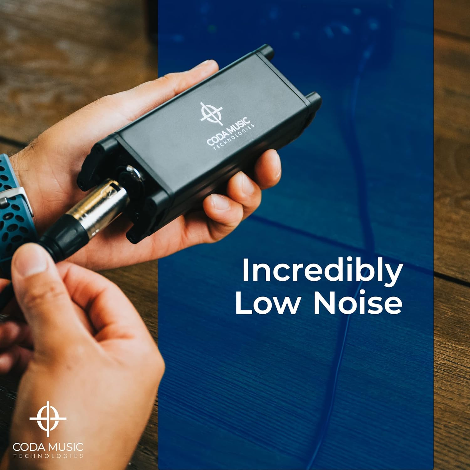 Coda MB-1 Microphone Preamp Mic Gain Booster - 48V Phantom Power, 25db Gain Ultra-Clean Dynamic Mic Preamplifier for Studio or Home Recording, Vocal, Livestream, Broadcast, or Podcast