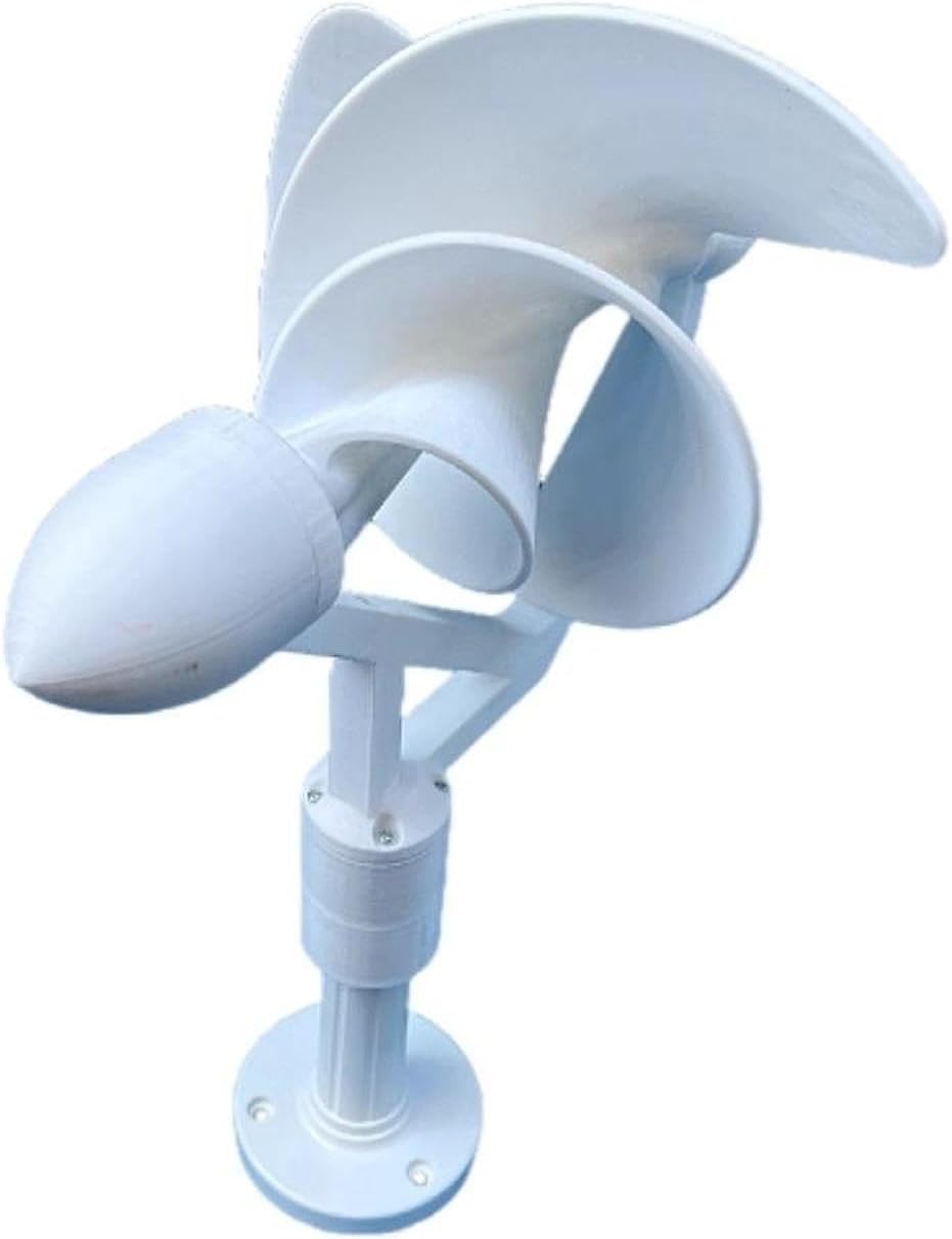 Spiral Wind Turbine Generator Three Phase Brushless Replaces Spare Part Wind Power Generator, Easy to Install for Farm School