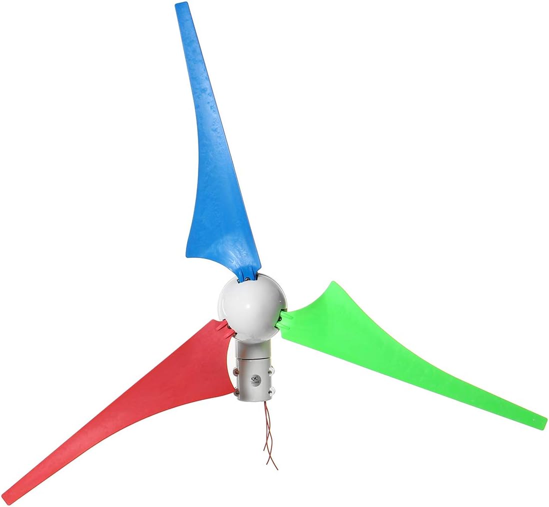 9000W Vertical Axis Wind Turbines Generator Lantern 12V 24V 3 Blades Motor Kit for Home Hybrids Streetlight Use Electromagnetic