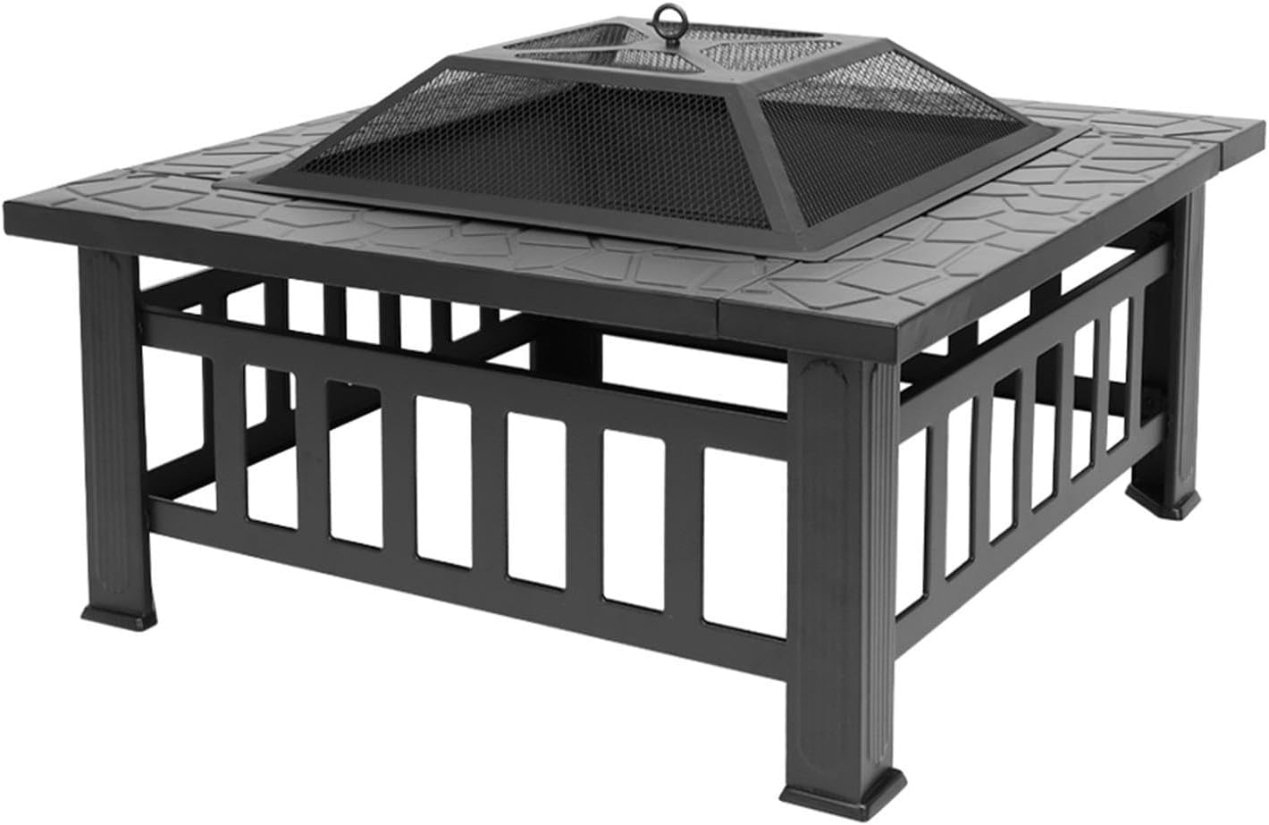 32 inch Wood Burning Brazier fire pits for Outdoor Wood Burning, Backyard Barbecue, Poker, Camping, Picnic, Bonfire