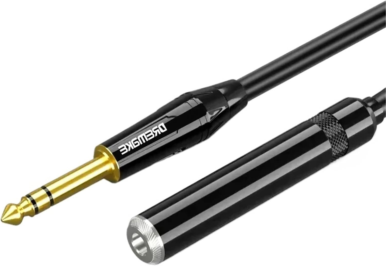 6.35mm Audio Extension Cable 1/4inch TRS Male to Female Adapter Stereo Cable for Headphone Microphone Amplifier Mixer Speaker(Female to Female,5m)