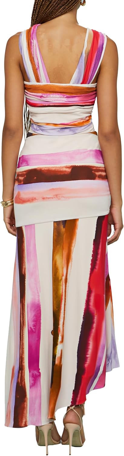 AMUR Women's Casi Jersey Midi Dress