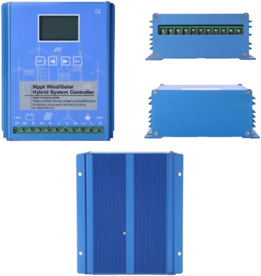 24V,HYZHANHONG 3000W Double MPPT Wind Energy Hybrid System Charge Solar Controller 12V 24V 48V Auto Regulator Home Use Windmill Generator