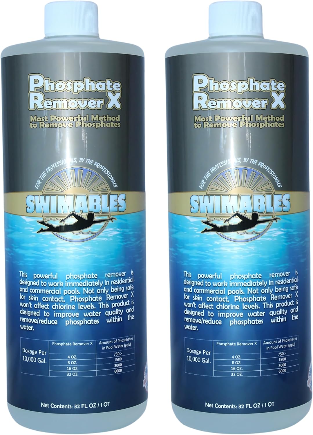 Phosphate Remover Concentrate 32 Oz. - Commercial Grade Formula for Swimming Pool and Spa - SW-52-032 (2)