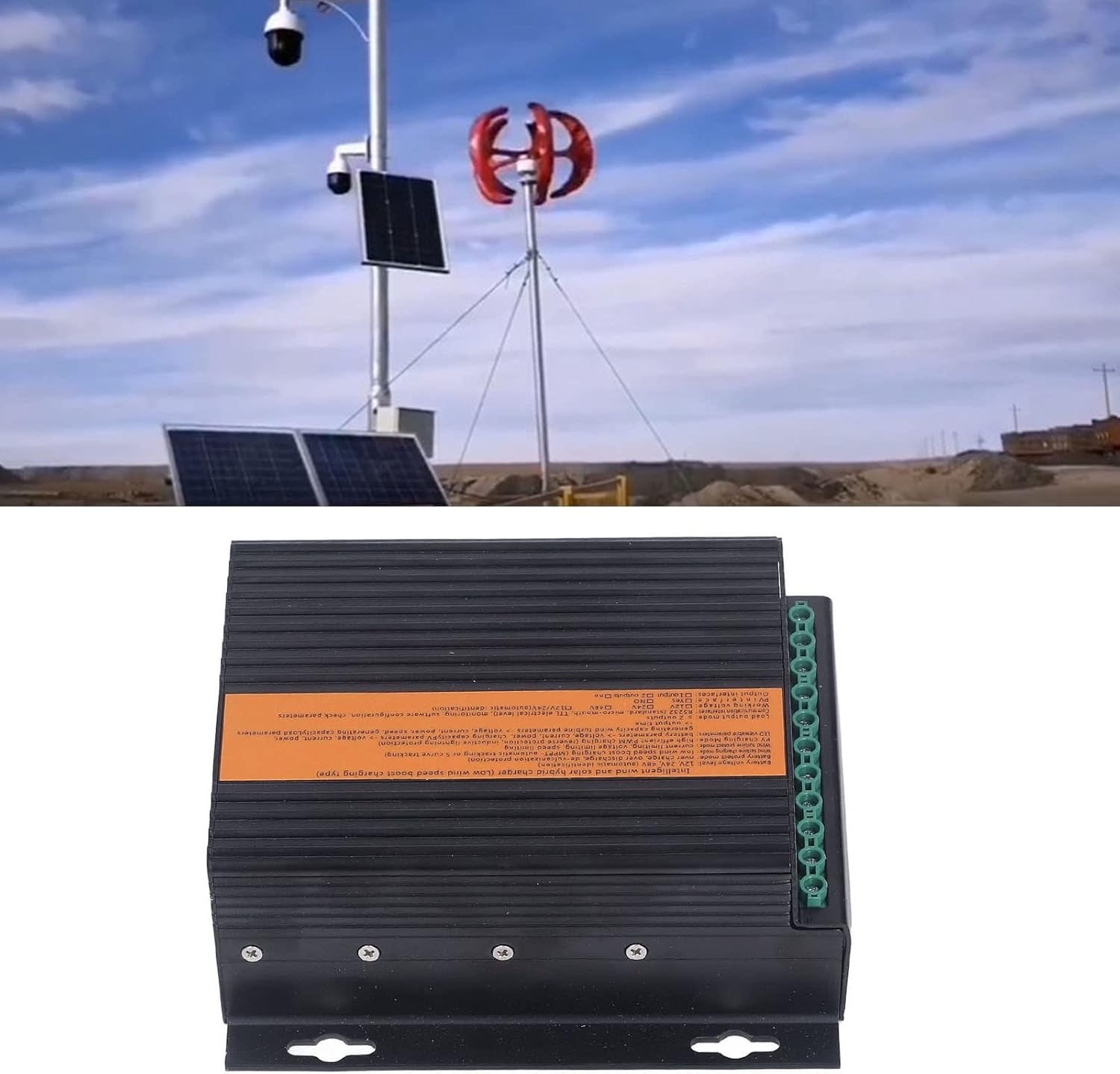 48V Wind Solar Controller MPPT Charges Boost Controller Solar Panel Charges Regulator Photovoltaic 200W