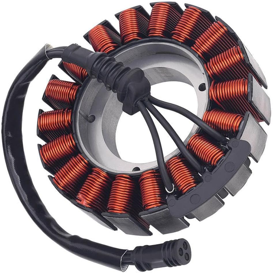 Motorcycle Generator Stator Coil Compatible with FLTRU FLHR FLRT FLHTCUTG FLTRX FLHX FXBR FXLR FXBRS FLDE FLSL FLHC FLSB Universal Fit Aftermarket Replacement Part Number 29900042