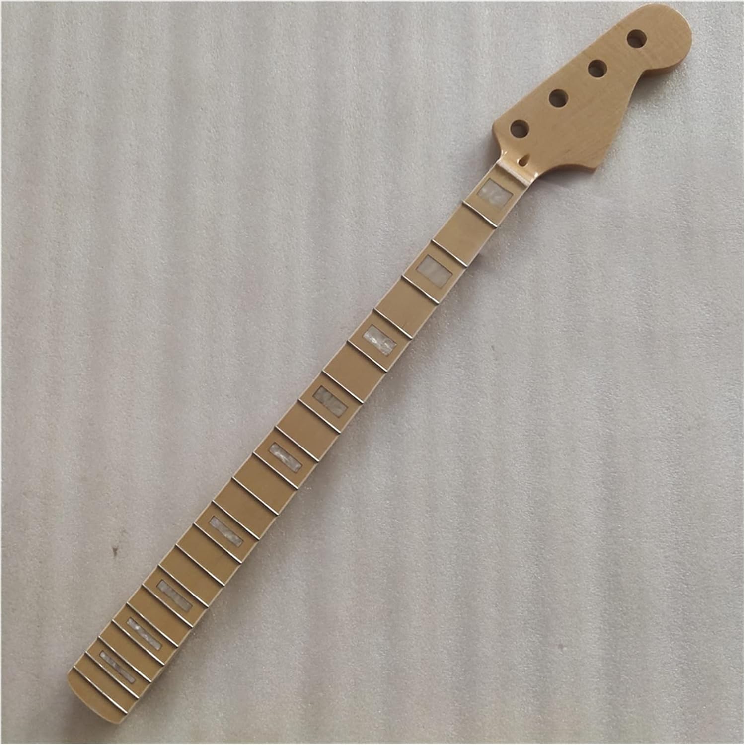 TSTS 4 String Maple 20 Frets P Bass Guitar Neck Replacement Maple Fingerboard 34 Inch Guitar ​Neck Replacement