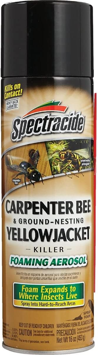Spectrum Brands Pet Home & Garden HG-53371 Carpenter Bee and Yellowjacket Killer, 16-oz. Foaming Aerosol - Quantity 12