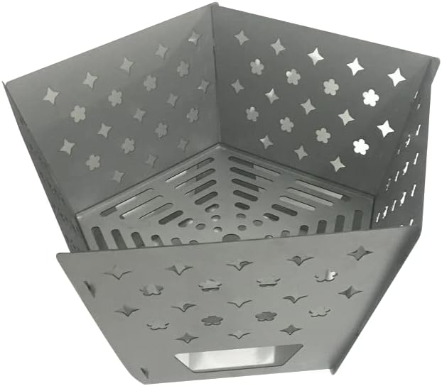 Stainless Steel Collapssible Fire Pit, Folding Firepits for Outside Wood Burning, Foldable Outdoor Accessories for BBQ Camping Travel or Picnic, Foldable Fire Pits Bonfire of Backyard Patio