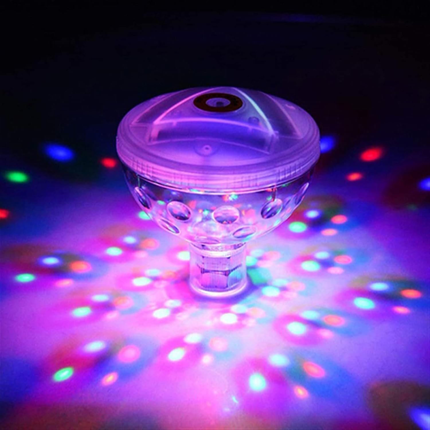 RGB Floating Underwater Light Submersible LED Disco Light Glow Show Swimming Pool Lights Tub Spa Waterproof Baby Bath Light (Color : Changeable, Size : 4Pcs)