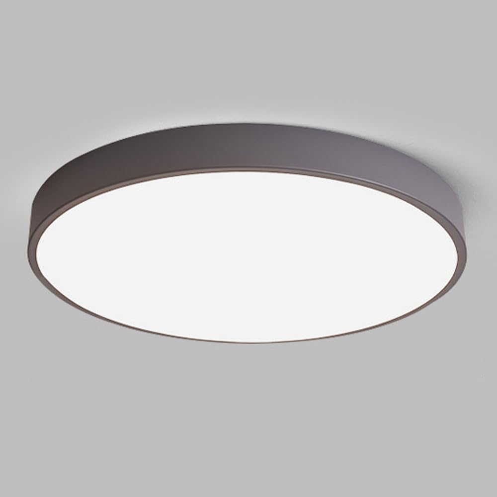 CHUNGYANG Ultra -Thin Design Ceiling Lamp 3000-6000K Dimmable LED Saving Ceiling Light Nordic Macaron Color Metal Easy to Install Lighting Fixture for Living Room Bedroom Office Hallway