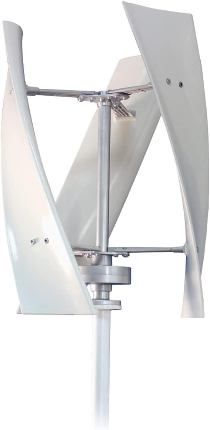 LiuSj JUnSt 8000W Wind Vertical Turbine Generator, 12V 24V 48V with Controller and 220 Voltage Conversion Inverter No Noise Wind Turbine (White)