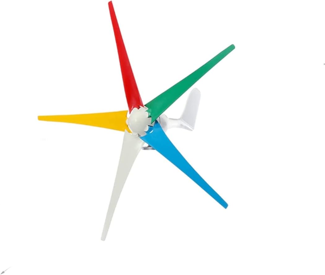 LiuSj JUnSt 8000 W Permanent Wind Turbine Generator, 5 Blades Household Power Generator for Solar Streetlight, Suitable for Home Gardens, Boats, Outdoors