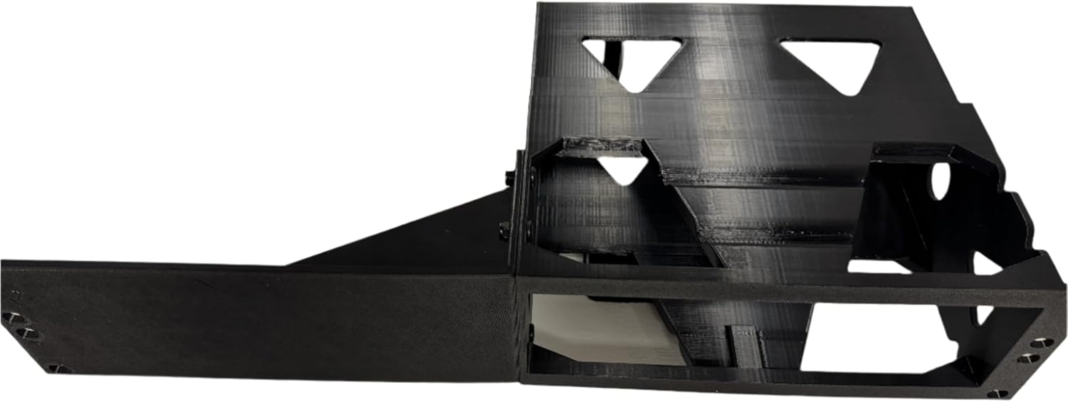 RackStackMount Rack Mount Kit, Single Unit, Black for Single Sonos AMP