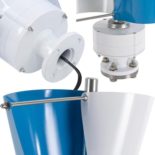 Vertical Wind Turbine 12000W, Magnetic Levitation Generator Kit with Controller for Marine & Home, Efficient Wind Power Solution for Boats, 48V Energy Harnessing