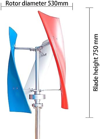 12000W Wind Turbine Generator - 12V/24V/48V, 3-Blade Design, MPPT Controller, Quiet Operation, Efficient Renewable Energy for Home Power System, Eco-Friendly Solution
