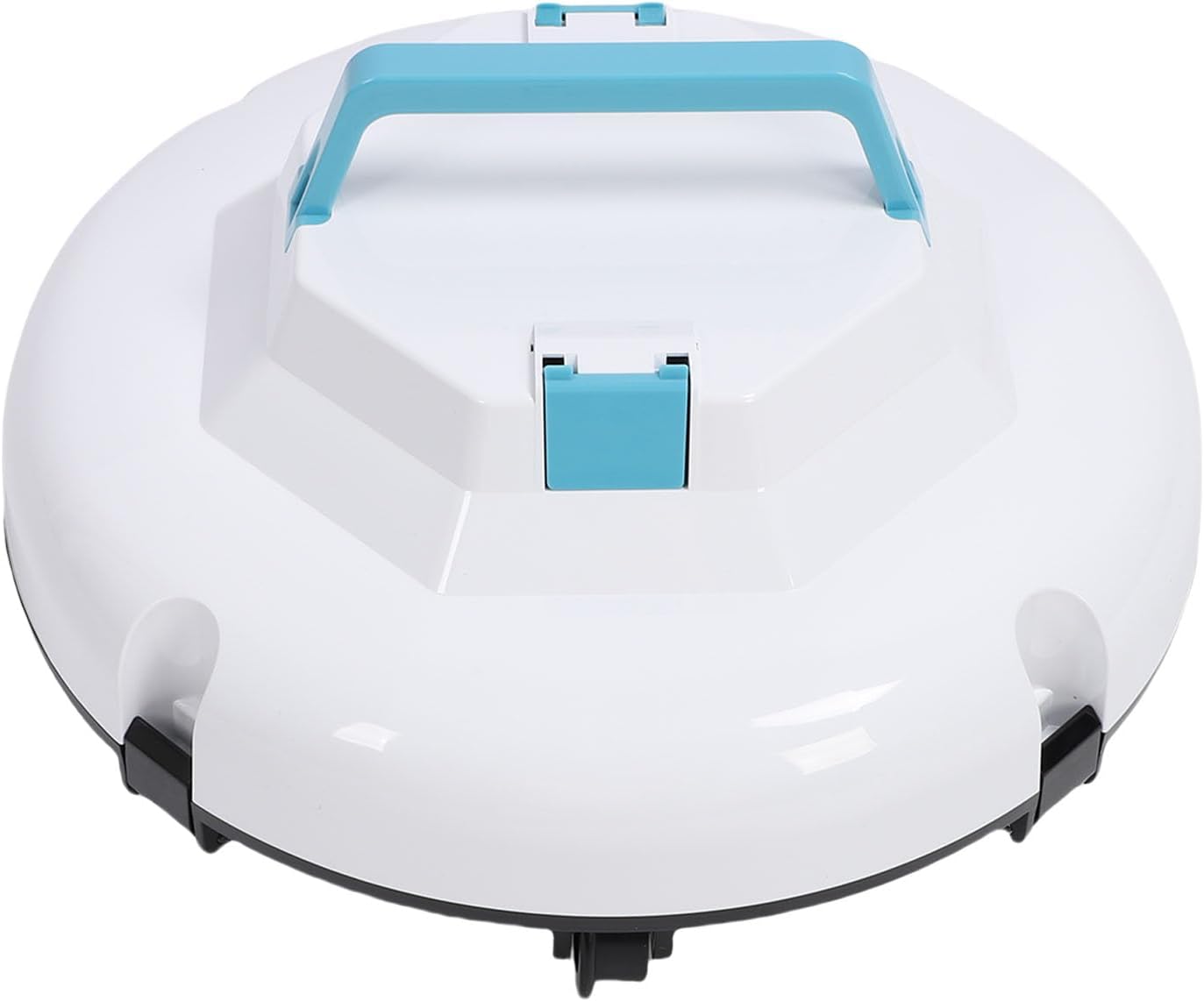 LIANGLIDE Cordless Robotic Pool Cleaner, Powerful Suction Mins Runtime Cleaning Area Up to 100 Square Meters One Button Start, Automatic Swimming Pool Cleaner (US Plug)