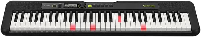 Casio LK-S250 Casiotone 61-Key Portable Lighted Key Keyboard Bundle with Adjustable Stand, Bench, Headphones, Sustain Pedal, Instructional DVD, and Austin Bazaar Polishing Cloth