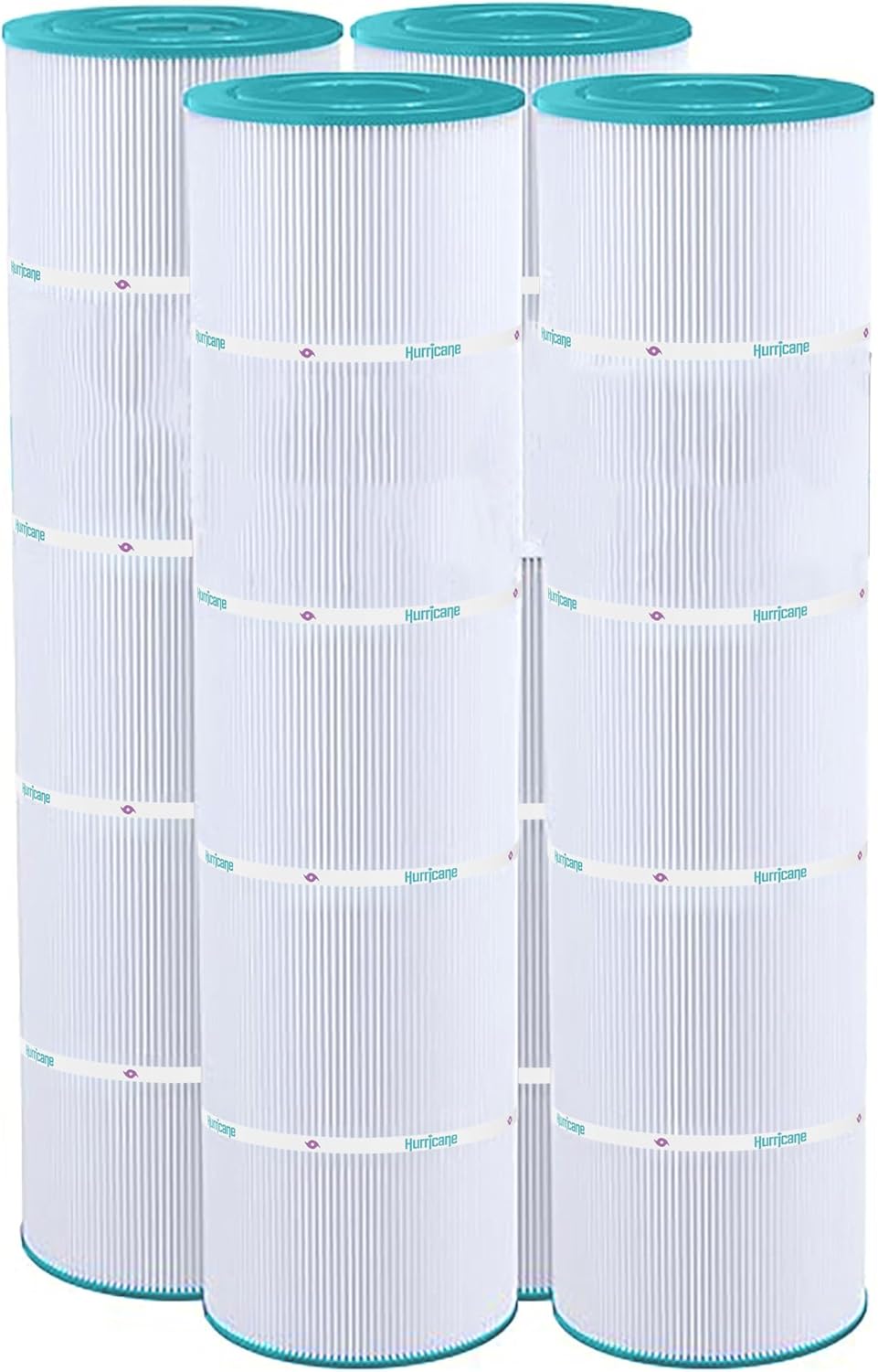 Hurricane Filters 4 Pack HF7471-04 Advanced Pool Filter Cartridge - Replacement for PCC105, Unicel C-7471, Filbur FC-1977, Pentair Clean & Clear Plus 420