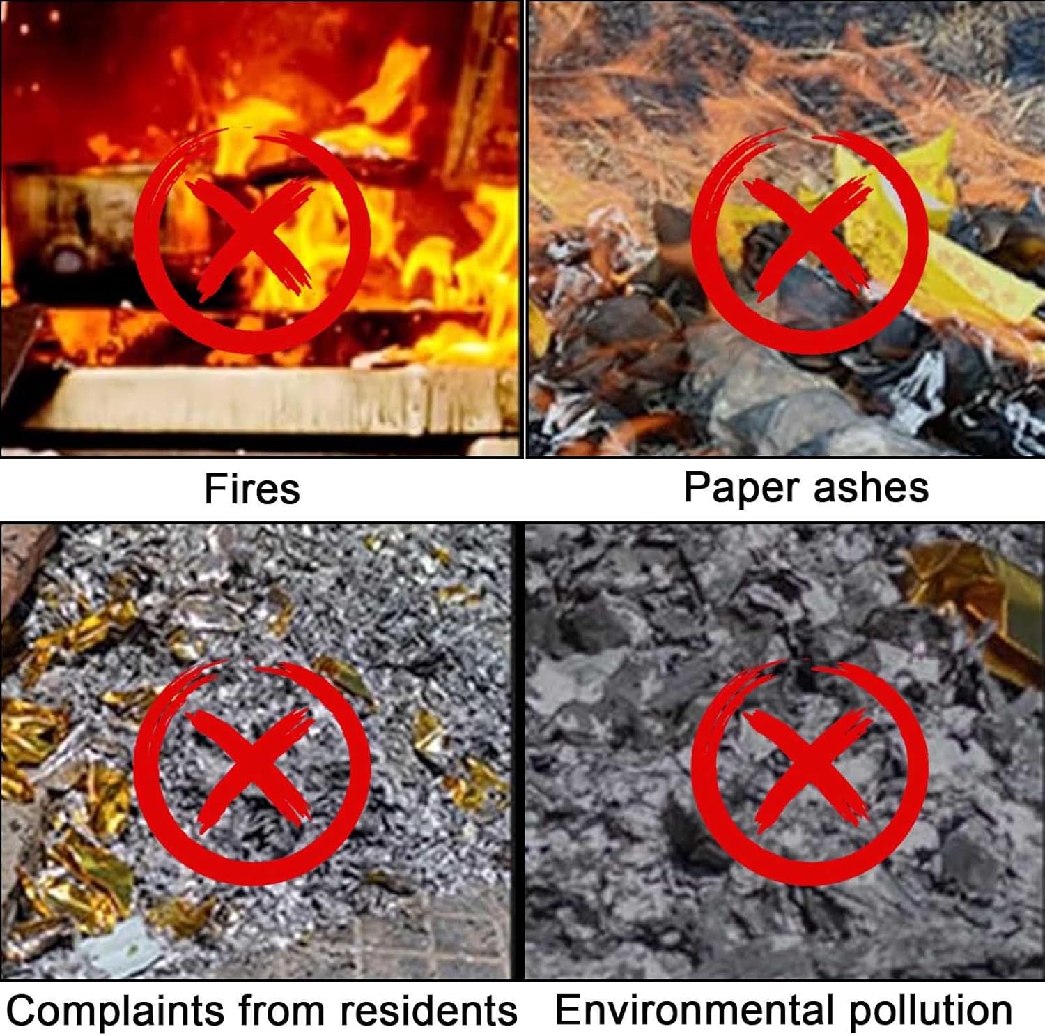 Outdoor Fire Pits Stainless Steel Burn Barrel Incinerator with Lid Fire Hook Trash Burning Barrels Household Indoor Winter Wood Stoves for Park Yard Camping Burning Scripture Barrel(13.8in)