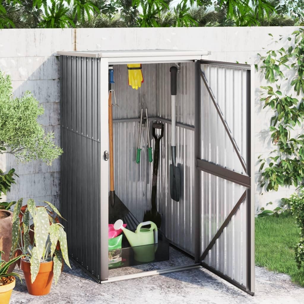 Outdoor Storage Garden Storage Room Outdoor Tool Shed Garden Tool Shed Gray 34.6