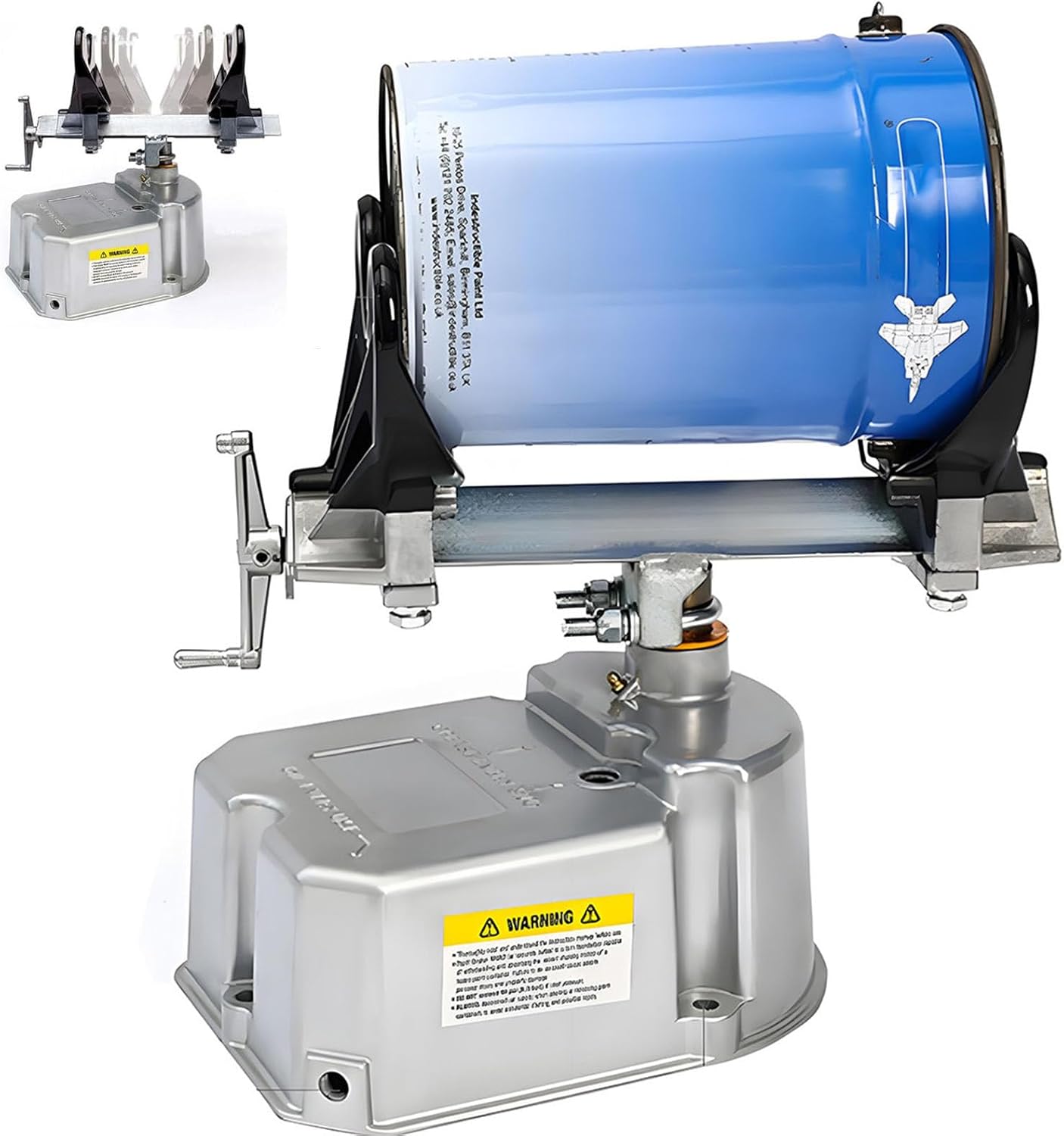 Pneumatic Paint Shaker Mixer, 1-5L Adjustable Clamp, 0-500RPM, 15 Min/Bucket - Perfect for Paint, Watercolor, Nail Polish, Efficient Oscillation Machine