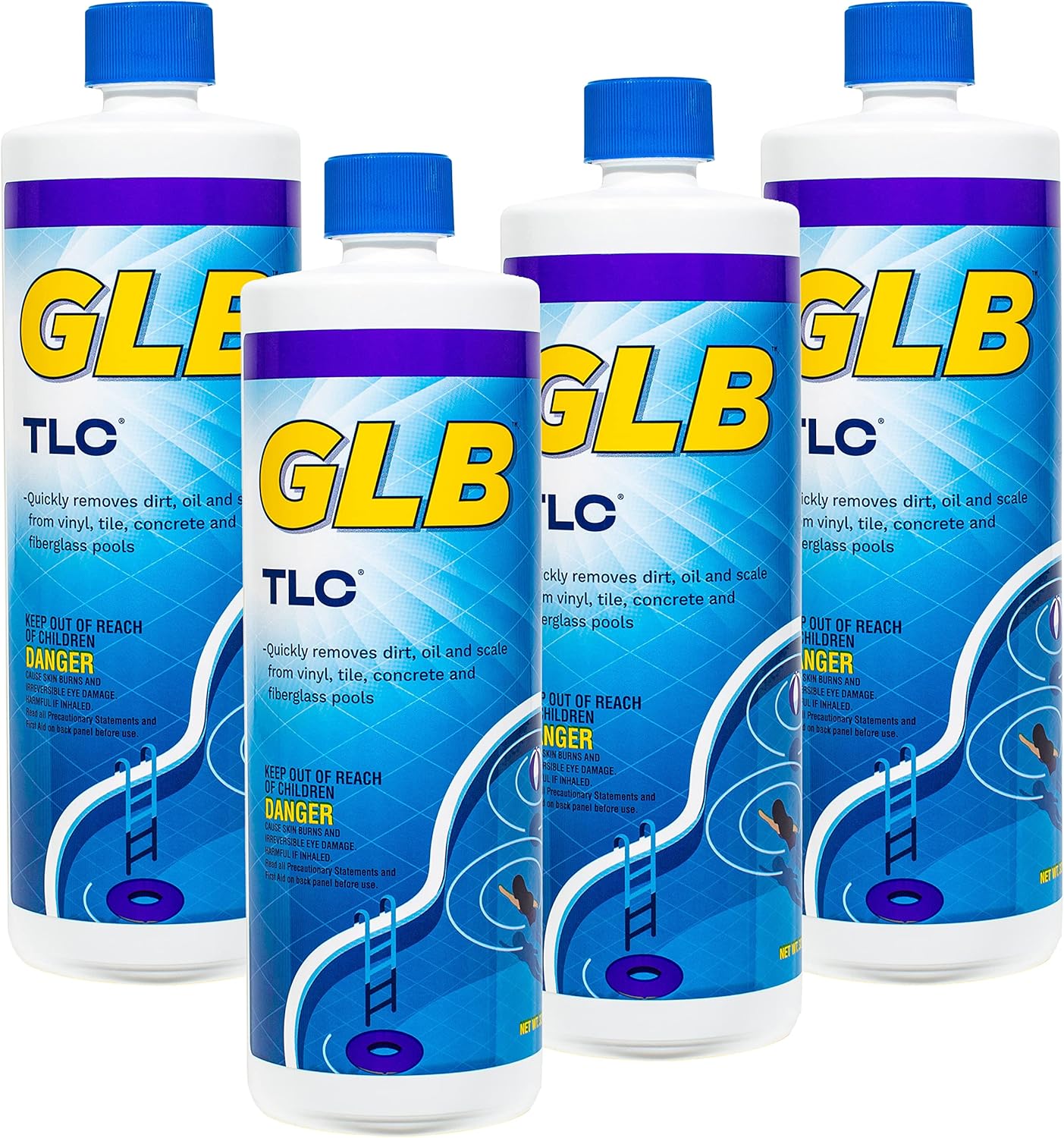 GLB TLC (1 qt) (4 Pack) Pool Cleaner