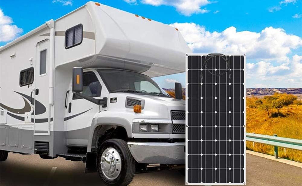 500W(520W) Solar Wind Power Kit: 120W Mono Flexible Solar Panel + 400W 12V Wind Turbine Generator + Accessories for RV, Boat, Cabin, Trailer, Roofs, Off Grid System, 12V Battery Charging